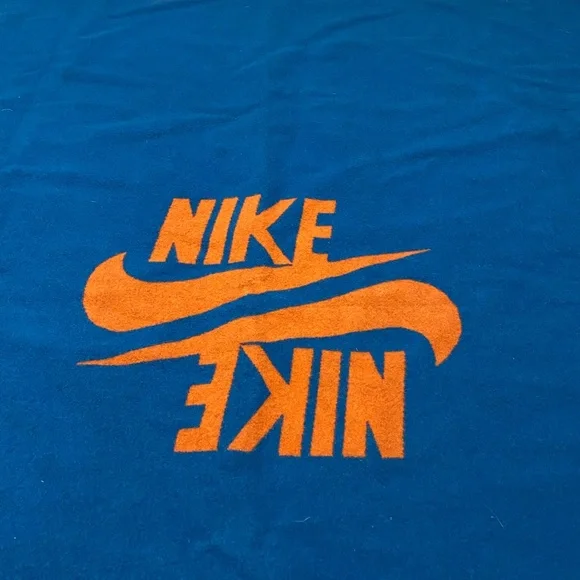 NIKE Vintage Blue Orange Authentic Pendleton Rare Blanket in Box - Picture 5 of 15